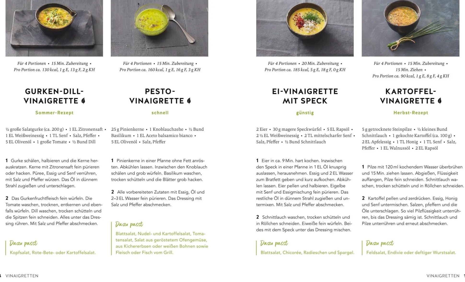 1 Salat - 50 Dressings - Von fruchtig bis pikant