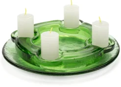 Adventskranz Thüringer Waldglas