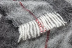 Alpakadecke Grautöne