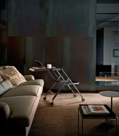 Arbeits- und Serviertisch Plico, rollbar