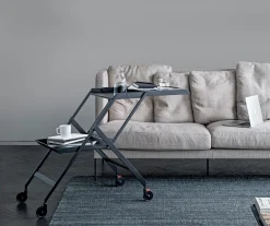 Arbeits- und Serviertisch Plico, rollbar