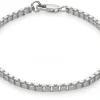 Armband Venezianer eckig, Silber