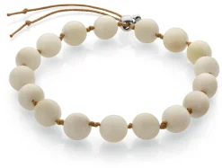 Armkette aus Taguanuss, Naturweiß