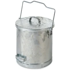 Ascheeimer Stahl verzinkt