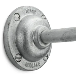 Außenwandleuchte Gusseisen und Stahl rechtwinklig