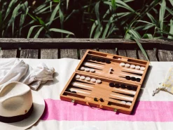 Backgammonspiel Kirschbaumholz