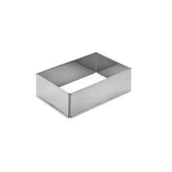 Backrahmen eckig Edelstahl