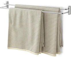 Badehandtuchhalter Messing verchromt