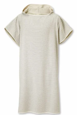 Badeponcho gestreift groß