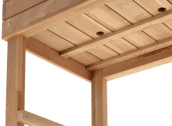 Balkonhochbeet Kirschbaumholz