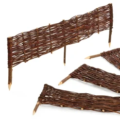 Beetbegrenzung Weide 4 Stück