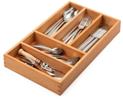 Besteckeinsatz Buchenholz