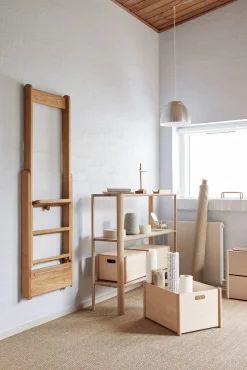 Bibliotheksleiter Eichenholz