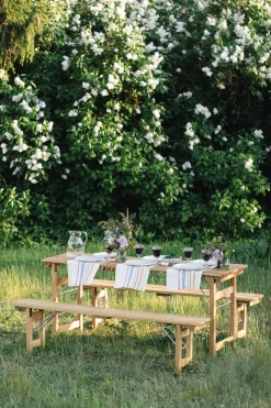 Biergartengarnitur Robinienholz