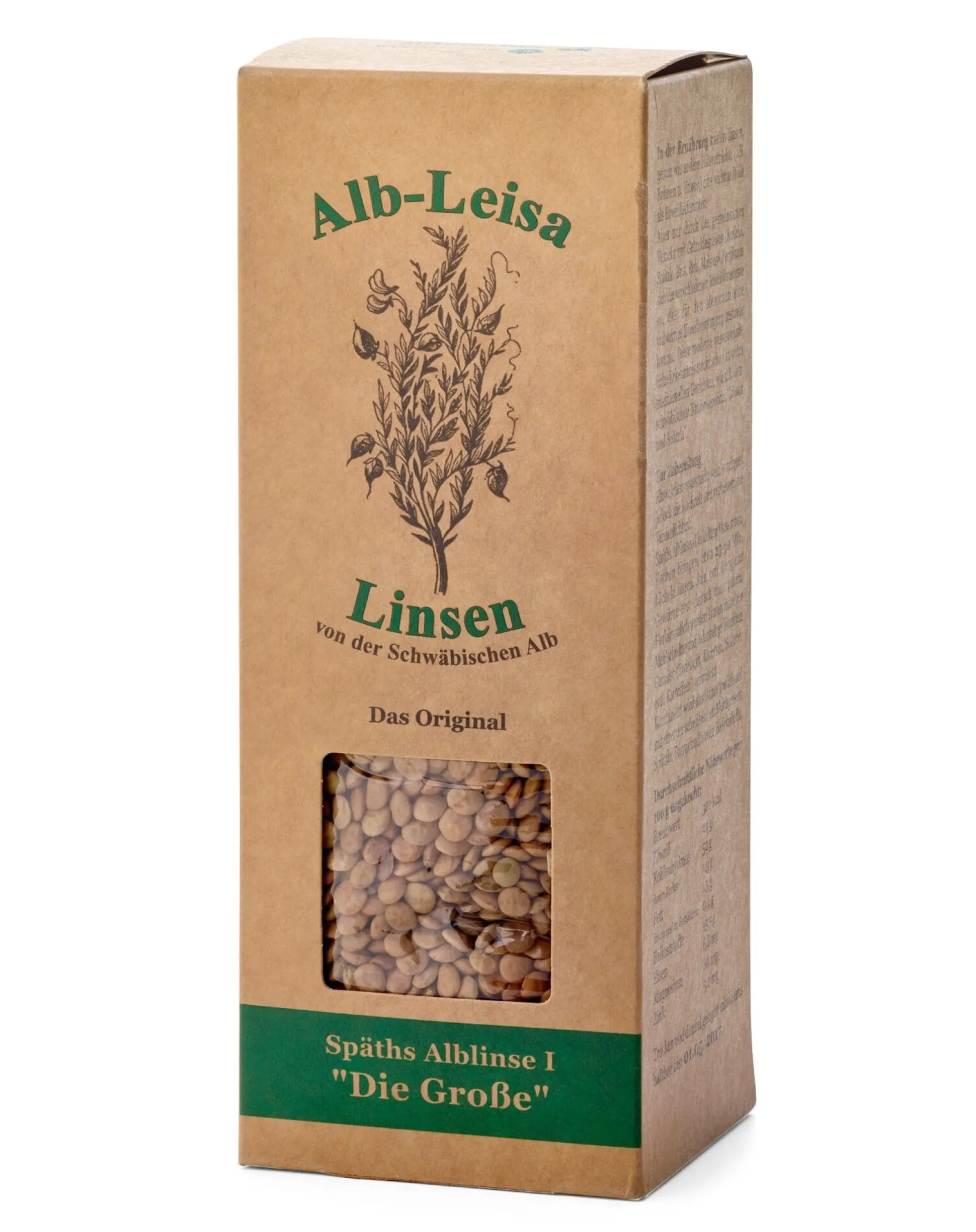Bio-Alb-Leisa Späth’s Alblinse groß