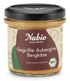 Bio-Aufstrich Aubergine-Bergkäse