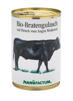 Bio-Bratengulasch mit Fleisch vom Angus-Weiderind