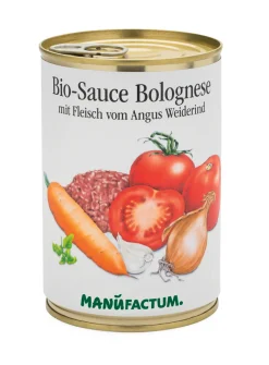 Bio-Sauce Bolognese mit Fleisch vom Angus-Weiderind