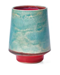 Bogler-Trinkgefäß Himmelblau-Himbeer