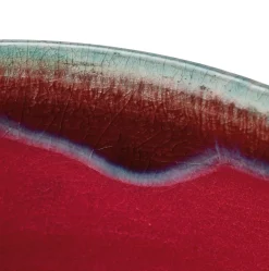 Bogler-Trinkgefäß Himmelblau-Himbeer