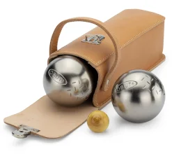 Bouletasche Leder für 3 Kugeln