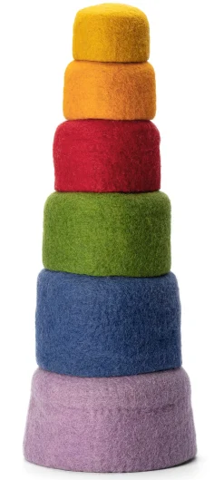 Boxen und Bälle Filz