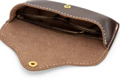 Brillenetui Rindleder, dunkelbraun