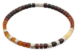 Collier Bernsteinwürfel