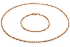 Collier Venezianer roségoldplattiert