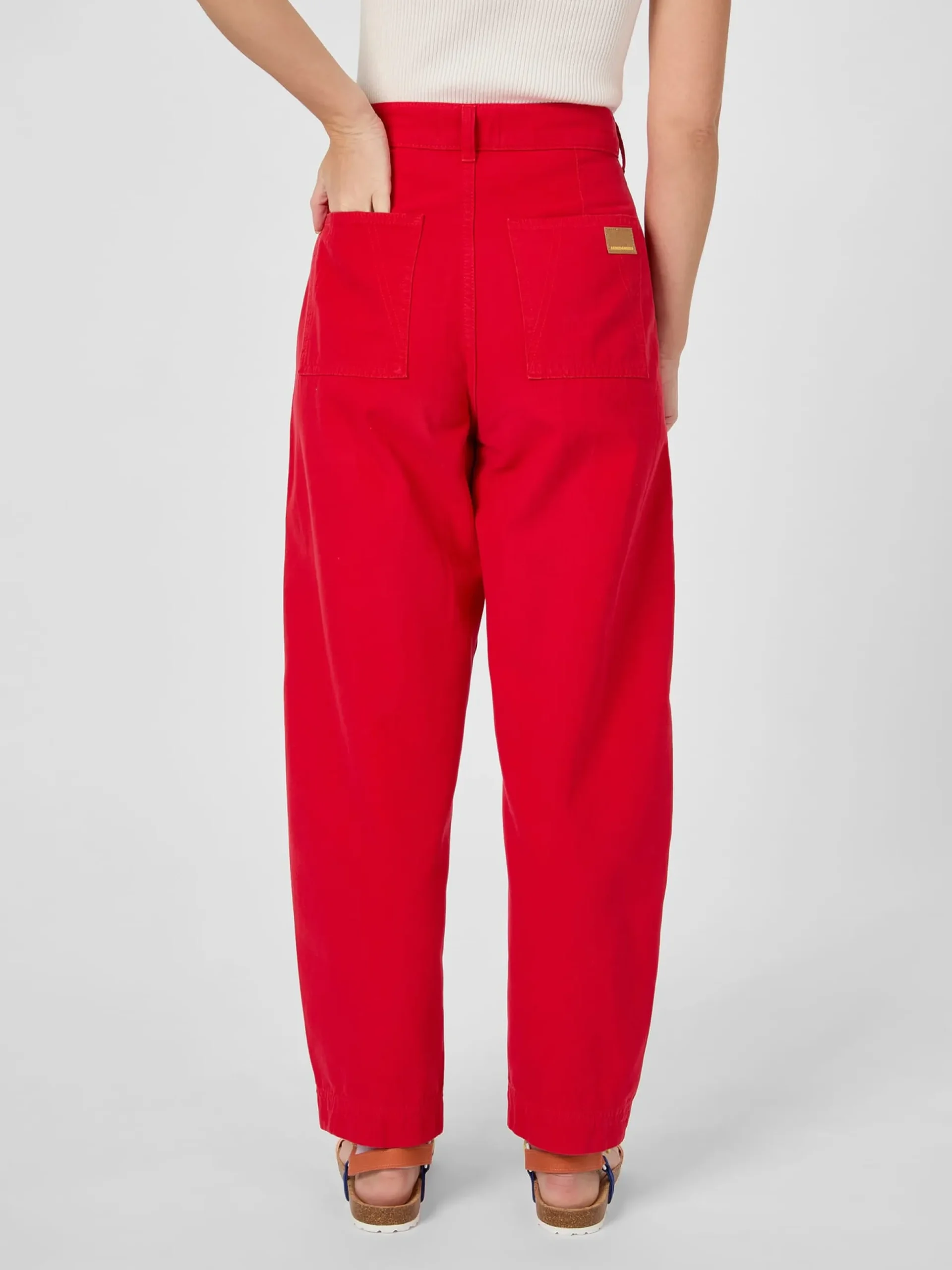 Damen-Barrel-Pants Canvas