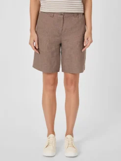 Damen-Bermudahose Leinen
