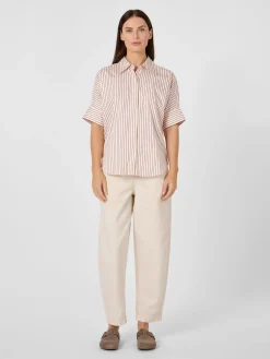 Damenbluse Baumwollsatin