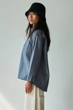 Damenbluse Chambray