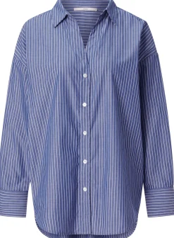 Damenbluse gestreift