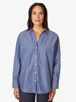 Damenbluse gestreift