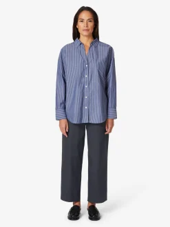 Damenbluse gestreift