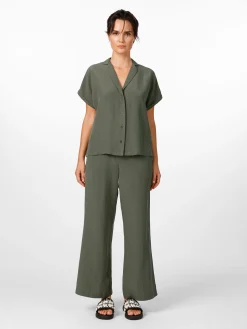 Damenbluse Reverskragen