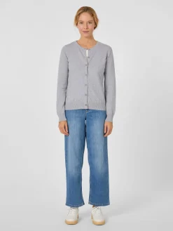 Damencardigan Baumwolle