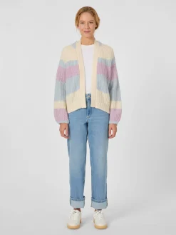 Damen-Cardigan Streifen