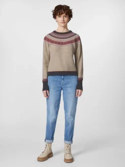 Damen-Cropped-Pullover