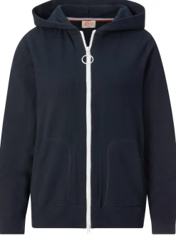 Damen-Frottee-Kapuzenjacke