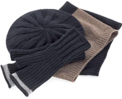 Damen-Handschuh fingerlos, Dunkelblau