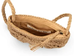 Damen-Handtasche Raffia, natur