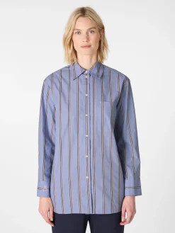 Damen-Hemdbluse gestreift