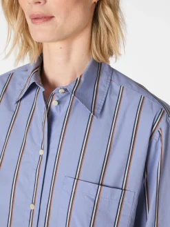 Damen-Hemdbluse gestreift