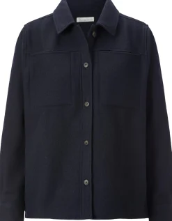 Damen-Hemdjacke Wolle