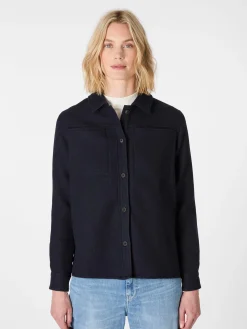 Damen-Hemdjacke Wolle