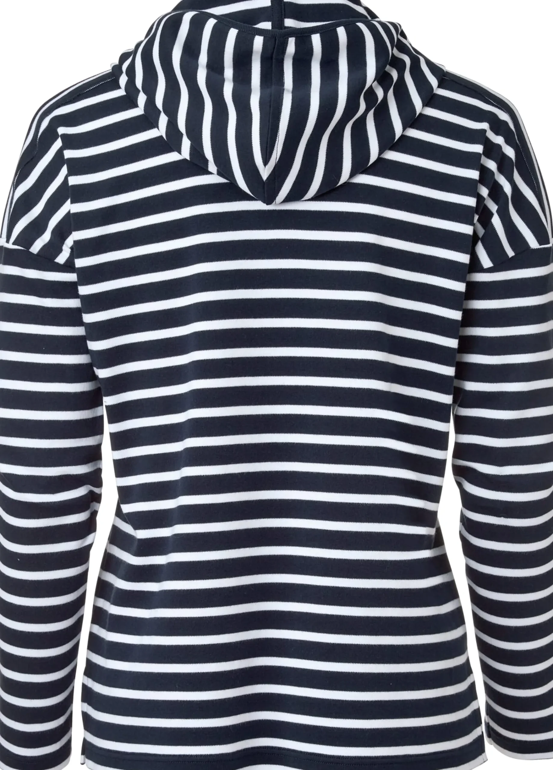 Damen-Hoodie gestreift