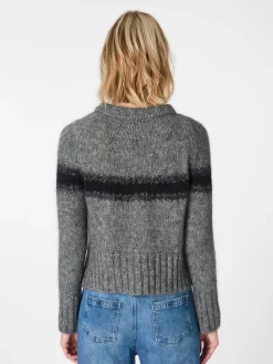 Damen-Jacquardpullover