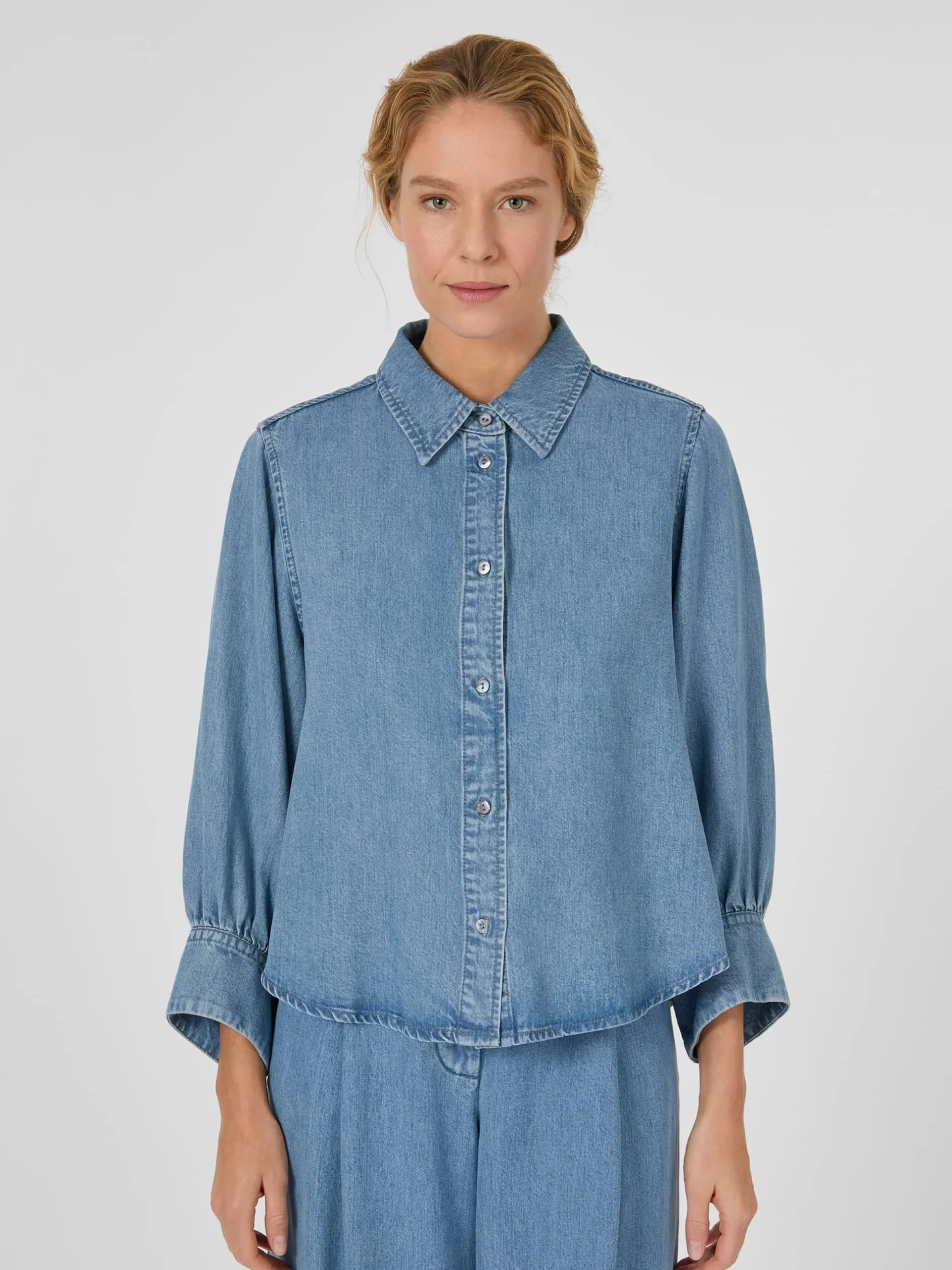 Damen-Jeansbluse TENCEL™
